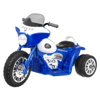 mamido Detská elektrická motorka modrá
