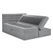Sivá dvojlôžková posteľ Mazzini Beds Jade, 180 x 200 cm