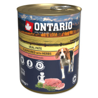 ONTARIO KONZERVA DOG VEAL PATE FLAVOURED WITH HERBS 800G, 214-21184