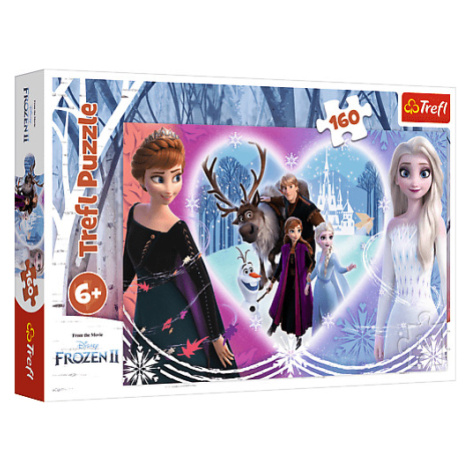 Trefl Puzzle 160 dielikov - Šťastné chvíle / Disney Frozen 2
