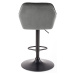Sconto Barová stolička SCH-103 sivá/čierna