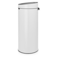 Biely dotykový oceľový odpadkový kôš 30 l Touch Bin – Brabantia