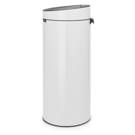 Biely dotykový oceľový odpadkový kôš 30 l Touch Bin – Brabantia