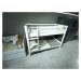DL Drevená poschodová posteľ s roštami Olaf 90x190 - biela