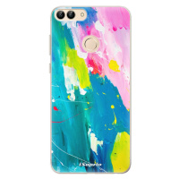 Odolné silikónové puzdro iSaprio - Abstract Paint 04 - Huawei P Smart