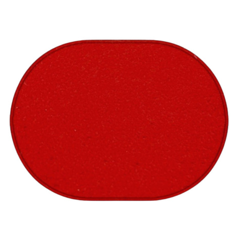 Kusový koberec Eton červený ovál - 57x120 cm Vopi koberce