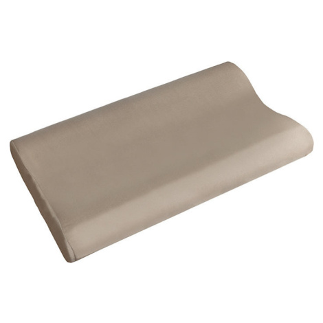 BELLATEX Povlak - anatomický polštář Lux Jersey 60 × 33 cm, 13 kávový