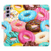 Flipové puzdro iSaprio - Donuts Pattern 02 - Samsung Galaxy S21 FE 5G