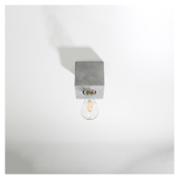 Sivé stropné svietidlo 10x10 cm Gabi – Nice Lamps