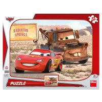 Dino Puzzle Cars doskové Blesk a Burák 12 dielikov