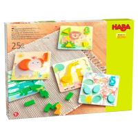 Haba Drevená hračka na učenie farieb a čísiel Divoké zvieratká