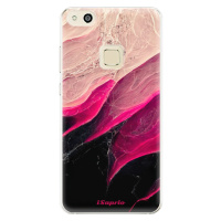Odolné silikónové puzdro iSaprio - Black and Pink - Huawei P10 Lite