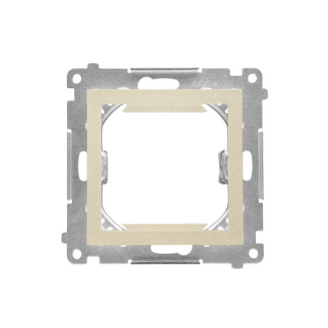 Adaptér pre montáž štandardu 45×45 mm, šampanské matné