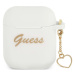 Obal Guess AirPods cover White Silicone Charm Collection (GUA2LSCHSH)