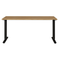 Pracovný stôl s elektricky nastaviteľnou výškou s doskou v dubovom dekore 80x160 cm Agenda – Ger