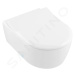 VILLEROY & BOCH - Avento WC doska SlimSeat, SoftClosing, alpská biela 9M87S101