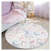 Svetlosivý detský koberec ø 120 cm Comfort – Mila Home