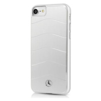 Kryt Mercedes - Apple iPhone 7 Hard Case Wave Line Aluminum - Silver (MEHCP7CUSALSI)