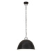 vidaXL Industriálna vintage závesná lampa 25W, čierna,okrúhla 41cm E27