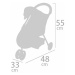 DeCuevas 90243 Športový kočík pre bábiky trojkolesový DIDI 2021 - 55 cm