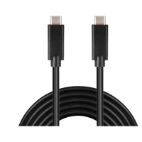 Kábel PREMIUMCORD USB-C ( USB 3.1 generácia 2, 3A, 10Gbit/s ) čierna, 0,5 m