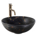 Rea, Umývadlo na dosku REA Stella Black Marble Brush, REA-U9086