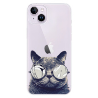 Odolné silikónové puzdro iSaprio - Crazy Cat 01 - iPhone 14 Plus