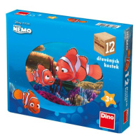 Dino Drevené kocky Nemo 12 ks