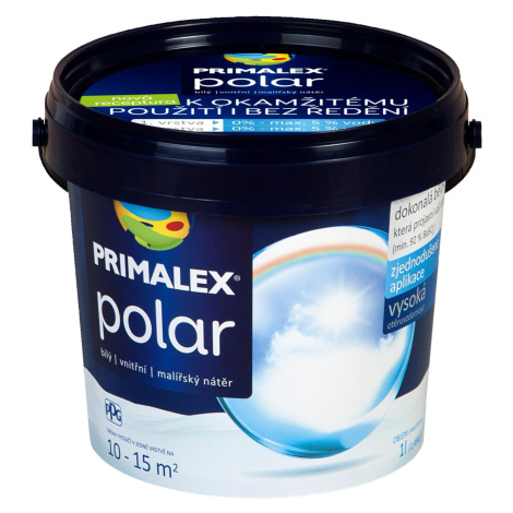 Primalex Vnútorný maliarsky náter Polar biely 1 l