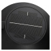 LED solárne vonkajšie nástenné svietidlo Justina, čierne, senzor, kov