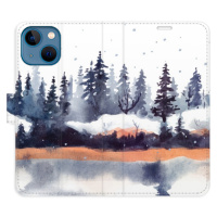 Flipové puzdro iSaprio - Winter 02 - iPhone 13 mini