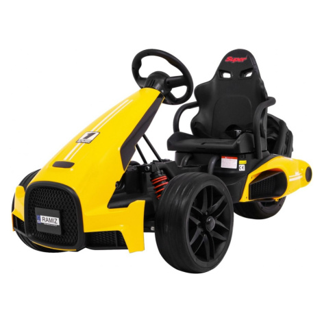 mamido  Detská elektrická motokára XR-1 žltá