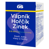 GS Vápník, hořčík, zinek 130 tablet