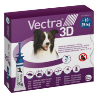 Vectra 3D dog M pipety proti kliešťom a blchám pre psy od 10-25kg 3ks