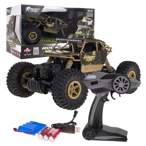 Terénne autíčko na diaľkové ovládanie Crawler Forester 1:18 hnedé