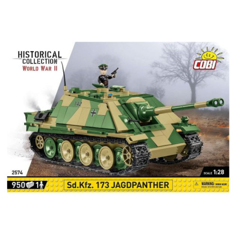 Cobi II WW Jagdpanther Sd. Kfz. 173, 1:28, 950 k, 1 f