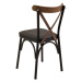 Čierna jedálenská stolička Oliver Sandalyer – Kalune Design