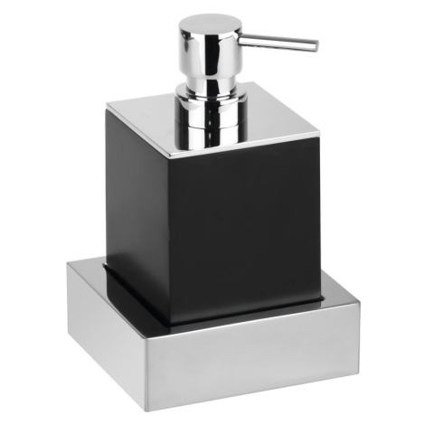 Dávkovač mydla X-STEEL 200 ml, čierny XS104B Sapho