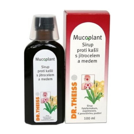 MUCOPLANT Sirup proti kašľu so skorocelom a medom 100 ml