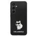 Karl Lagerfeld Liquid Silicone Choupette NFT Zadný Kryt pre Samsung Galaxy S24 Black