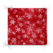 Vianočný sedák s prímesou bavlny Minimalist Cushion Covers Blizzard, 42 x 42 cm