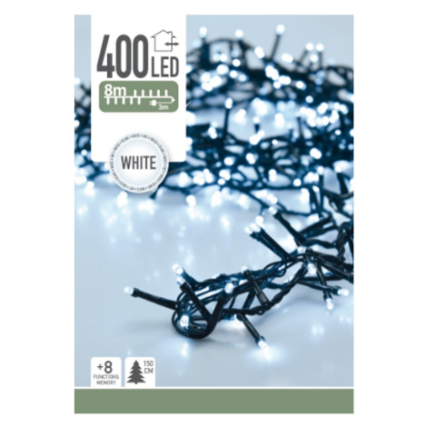Svetelná vianočná reťaz Twinkle biela, 400 LED, M