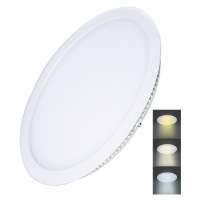 Solight LED mini panel CCT, podhľadový, 24W, 1800lm, 3000K, 4000K, 6000K, okrúhly