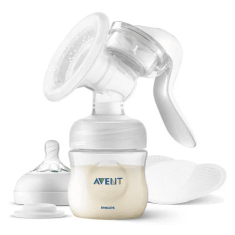 PHILIPS AVENT Odsávačka mlieka manuálna SCF430/10 s fľašou set