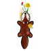 Hračka Dog Fantasy Recycled Toy líška pískacia so šuštiacim chvostom 39cm