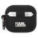 Karl Lagerfeld 3D Logo NFT Choupette Head Silikónové Puzdro pre Airpods 3 Black