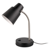 Čierna stolová lampa Leitmotiv Scope, výška 30 cm