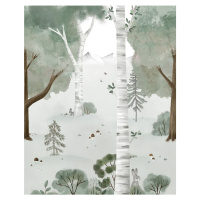 Detská tapeta 200 cm x 248 cm Birch Forest – Lilipinso