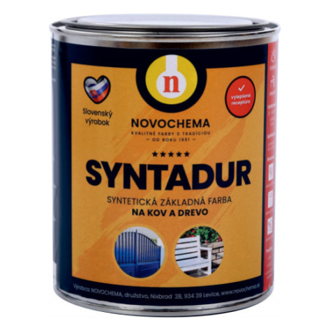 NOVOCHEMA S 2000 SYNTADUR - základná syntetická farba 0,9 kg 0110 - šedá