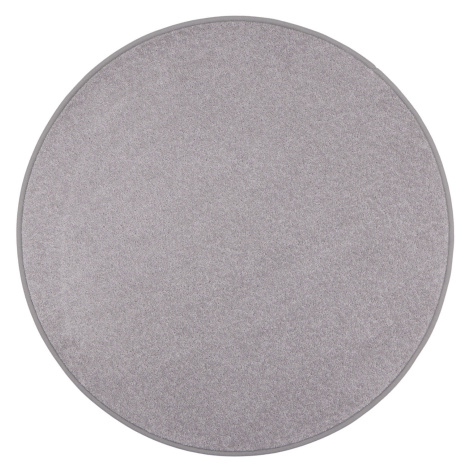 Kusový koberec Eton šedý 73 kruh - 120x120 (průměr) kruh cm Vopi koberce